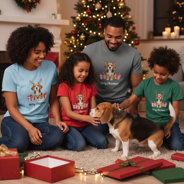 Camiseta Beagle Reindeer (Subido por el creador)