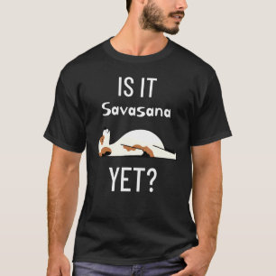 Camiseta Beagle Relajado Postura de Yoga Savasana Perro Cac