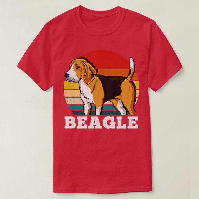 Camiseta Beagle Retro (Diseño del anverso)