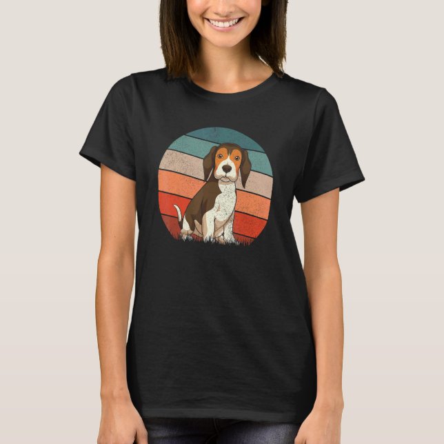 Camiseta Beagle Retro Animal Dog Dueño Beagle 1 (Anverso)