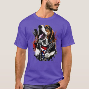 Camiseta Beagle Rocker