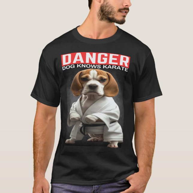 Camiseta Beagle sabe Karate (Anverso)
