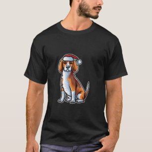 Camiseta Beagle Santa Claus Gorra Merry Christmas Dog X Mas