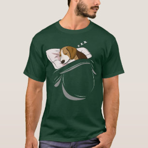Camiseta Beagle Sleeping Animal Nap Napping Slumber