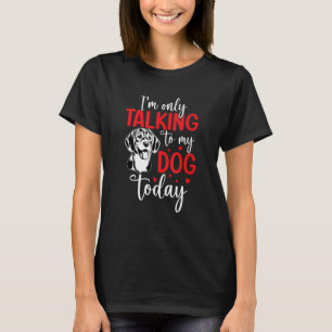 Camiseta Beagle, solo estoy hablando con The Dog Dug Graph