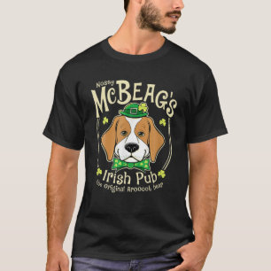 Camiseta Beagle St Patrick's Day Mcbeag's Irish Funny for M