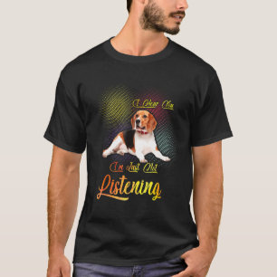 Camiseta Beagle, te escucho que no estoy escuchando