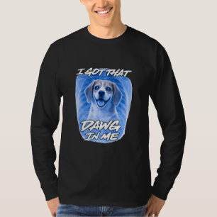 Camiseta Beagle tengo ese perro dentro de mí Xray irónico d