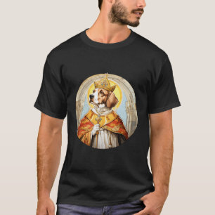 Camiseta Beagle The Pope Funny Dog Religious