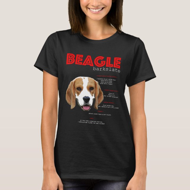 Camiseta Beagle Translate (Anverso)