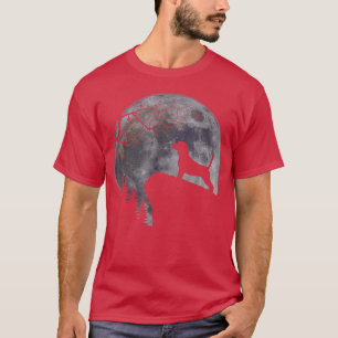 Camiseta Beagle Under Moon Halloween Dog Lovers 29