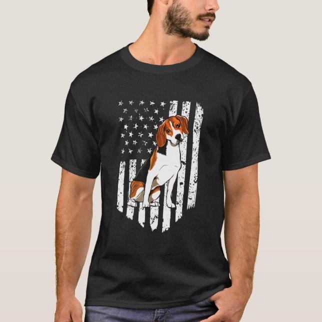 Camiseta Beagle Usa (Anverso)