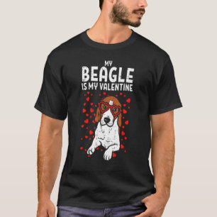 Camiseta Beagle Valentine Día de San Valentín Dueño de Perr