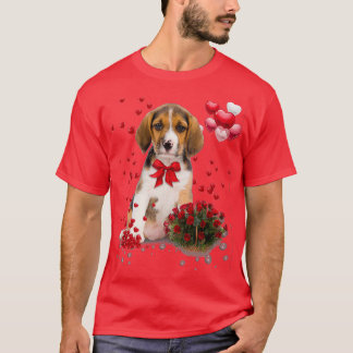 Camiseta Beagle Valentines Day Funny Dog Lover Happy Valent