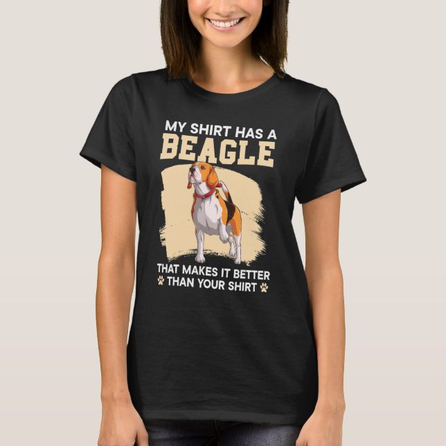 Camiseta Beagle Whisperer Dog Lover Dueño De Cachorro Paw L (Anverso)