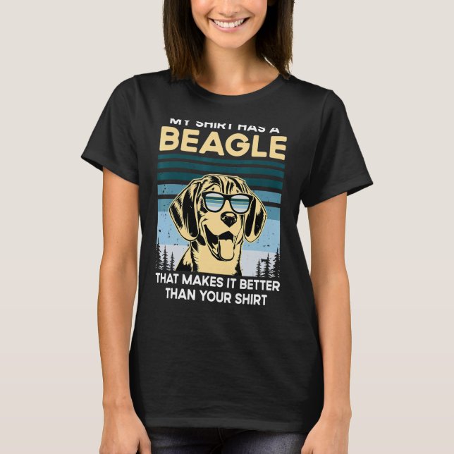 Camiseta Beagle Whisperer Perro Perro Perro Dueño Paw Love (Anverso)