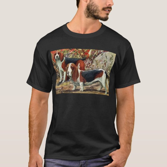 Camiseta Beagle y Basset Hound (Anverso)