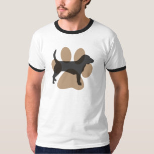 Camiseta Beagle y Pawprint