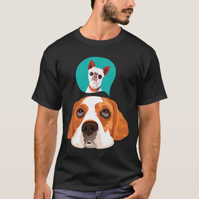 Camiseta Beagle y Pug (Anverso)