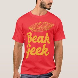 Camiseta Beak Geek con plumas