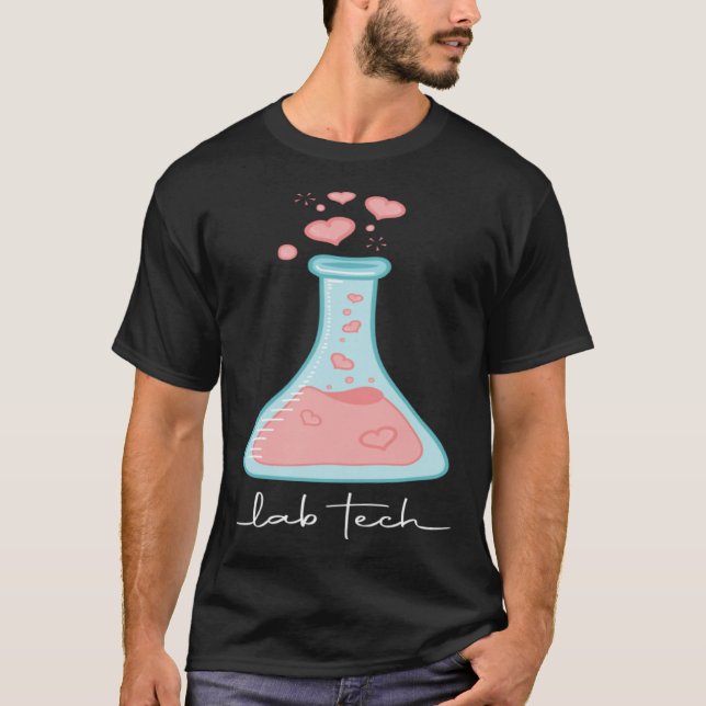 Camiseta Beaker Lab Tech Laboratory Technician (Anverso)