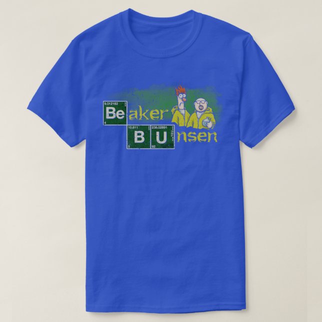 Camiseta Beaker y Bunsen (Diseño del anverso)