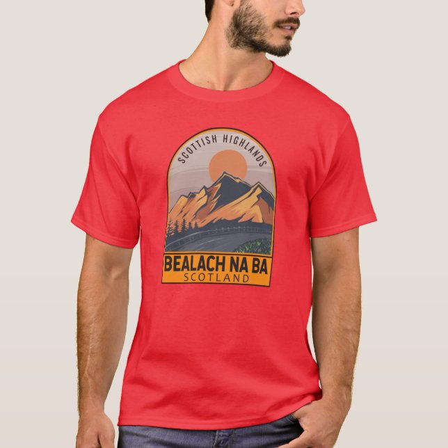 Camiseta Bealach na B Escocia Emblema Retroravel retro frie (Anverso)