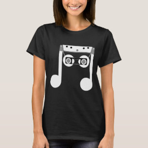 Camiseta Beam Notes Beamed Octava Music Cassette Design