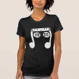 Camiseta Beam Notes Octavo diseño de cassette de música clá