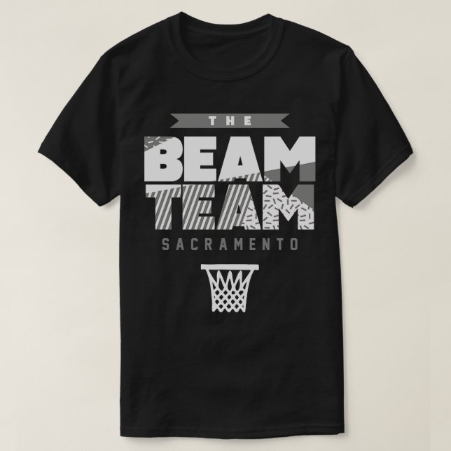 Camiseta Beam Team Sacramento Basketball (Diseño del anverso)