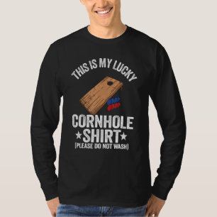 Camiseta Bean Bag Toss Corn Hole Chistes Este Es Mi Afortun