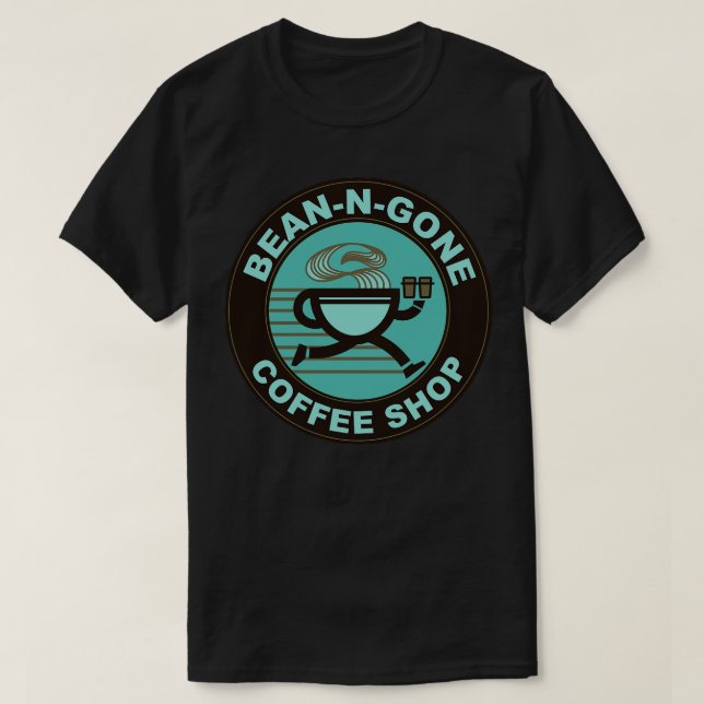 Camiseta Bean N Gone Coffee Shop (Diseño del anverso)