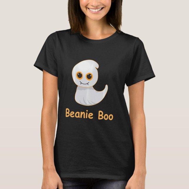 Camiseta Beanie Boo Divertida Muñeca Fantasma De Halloween  (Anverso)
