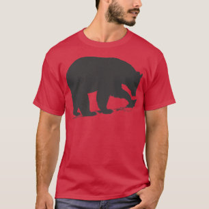Camiseta Bear Animal Silhouette Premium