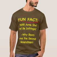 BEAR Arms Shall Not Be Infringed Funny Animal Pun