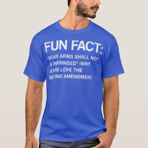 Camiseta Bear Arms Shall Not Be Infringed Funny Animal Pun 