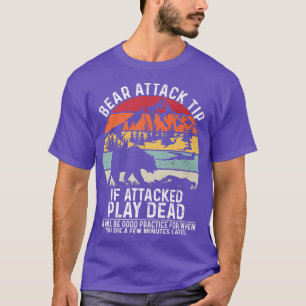 Camiseta Bear Attack Tip Camping Senderismo Funn de viaje a