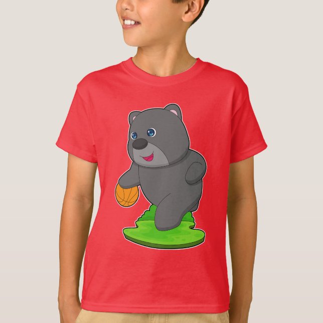 Camiseta Bear Baloncesto Baloncesto (Anverso)