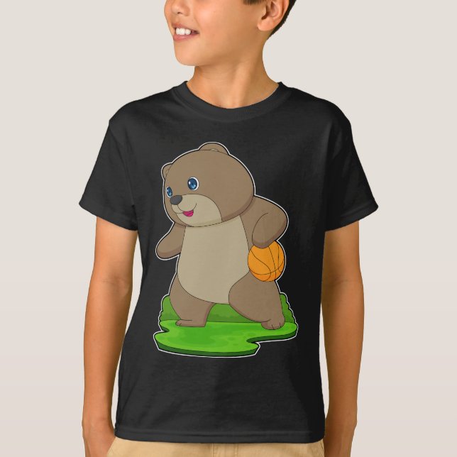 Camiseta Bear Baloncesto Baloncesto (Anverso)