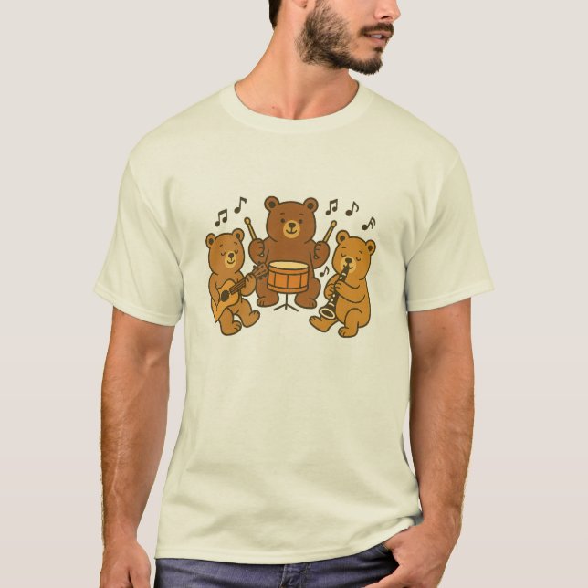 Camiseta "Bear Band" (Anverso)