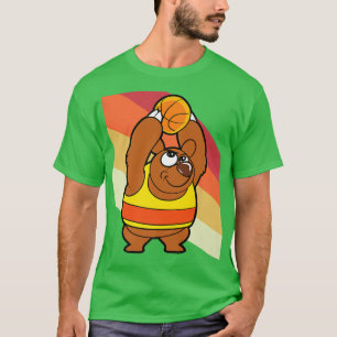 Camiseta Bear Basketball Player Animal Funny Premium