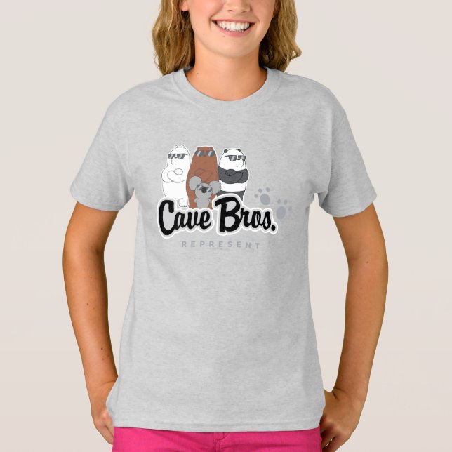 Camiseta Bear Bears - Cave Bros. Representar (Anverso)