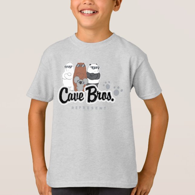 Camiseta Bear Bears - Cave Bros. Representar (Anverso)