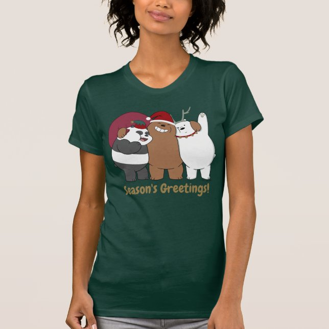 Camiseta Bear Bears - Saludos de la temporada (Anverso)
