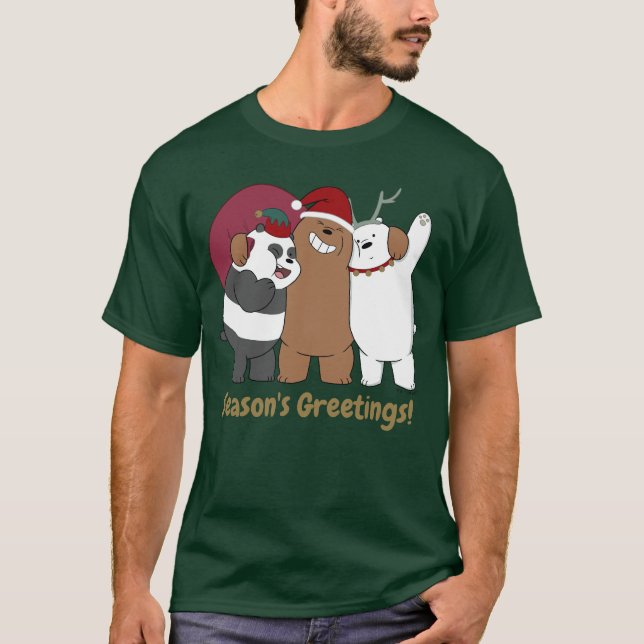 Camiseta Bear Bears - Saludos de la temporada (Anverso)