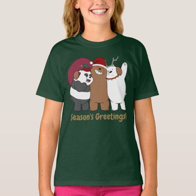 Camiseta Bear Bears - Saludos de la temporada (Anverso)