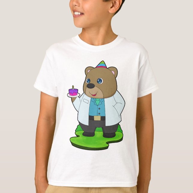 Camiseta Bear Birthday Doctor (Anverso)