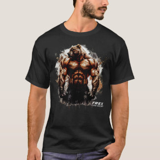 Camiseta Bear Bodybuilding Fitness Gym Wear