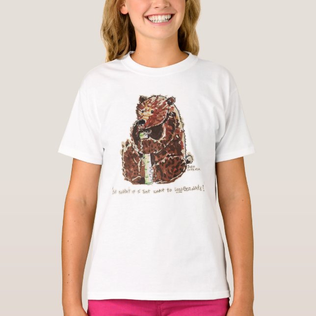 Camiseta Bear Contemplates Hibernation (Anverso)