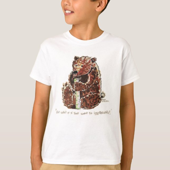 Camiseta Bear Contemplates Hibernation (Anverso)